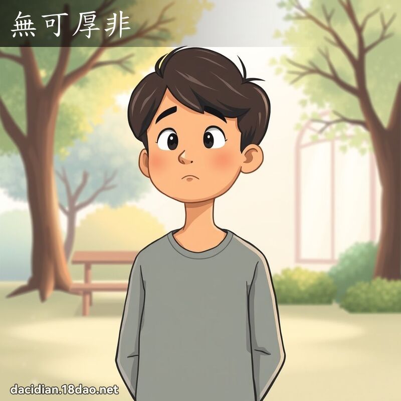 无可厚非 - 国语大辞典配图