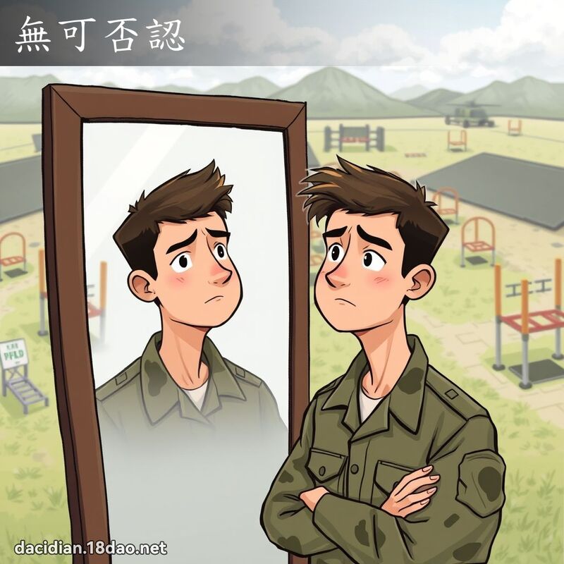 無可否認 - 國語大辭典配圖