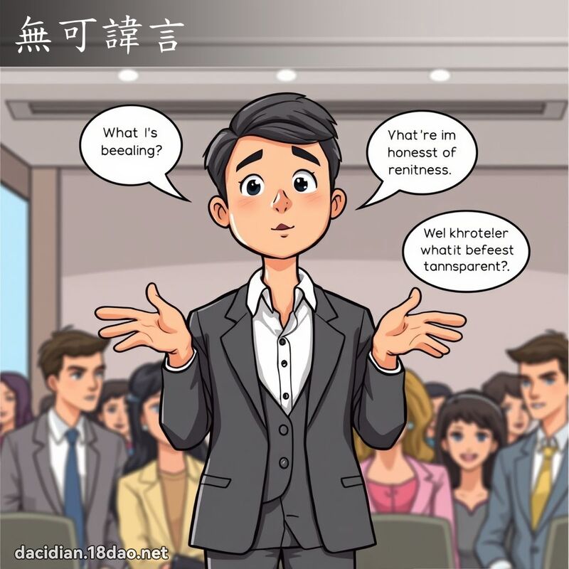 無可諱言 - 國語大辭典配圖