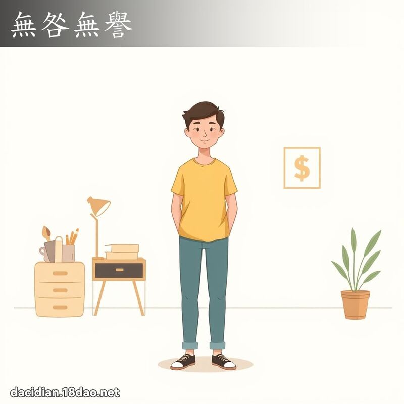 無咎無譽 - 國語大辭典配圖