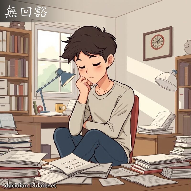 无回豁 - 国语大辞典配图