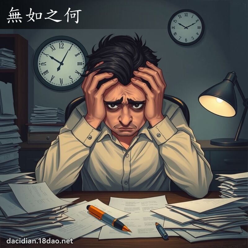 無如之何 - 國語大辭典配圖