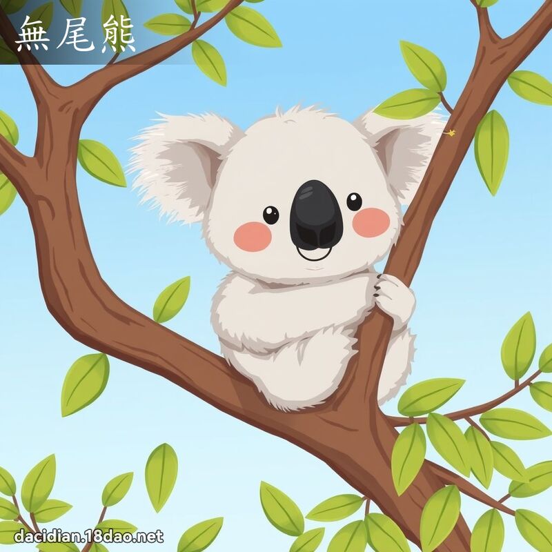 无尾熊 - 国语大辞典配图