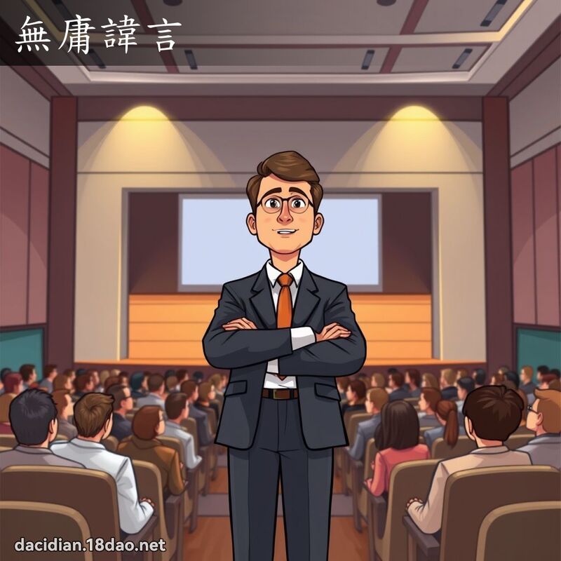 无庸讳言 - 国语大辞典配图