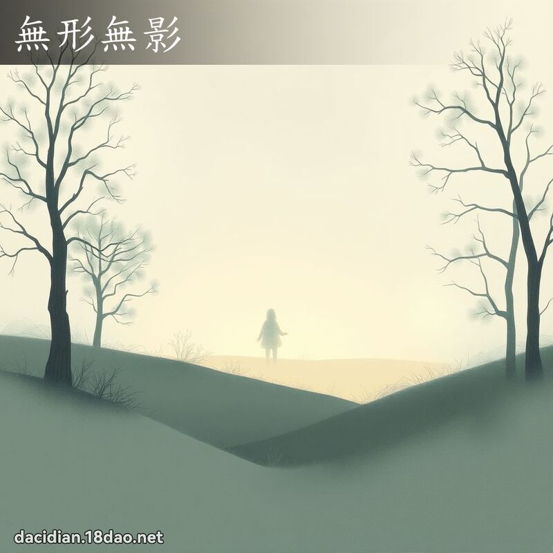 無形無影 - 國語大辭典配圖