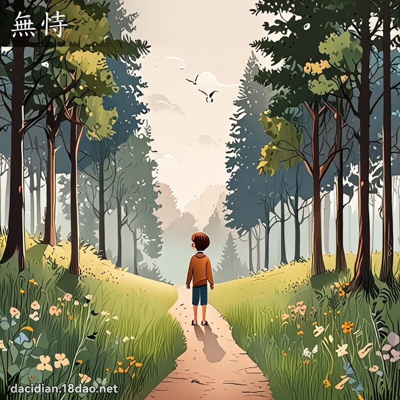 無恃 - 國語大辭典配圖
