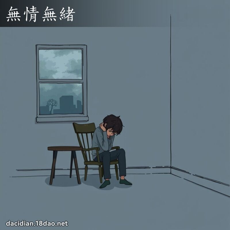 無情無緒 - 國語大辭典配圖