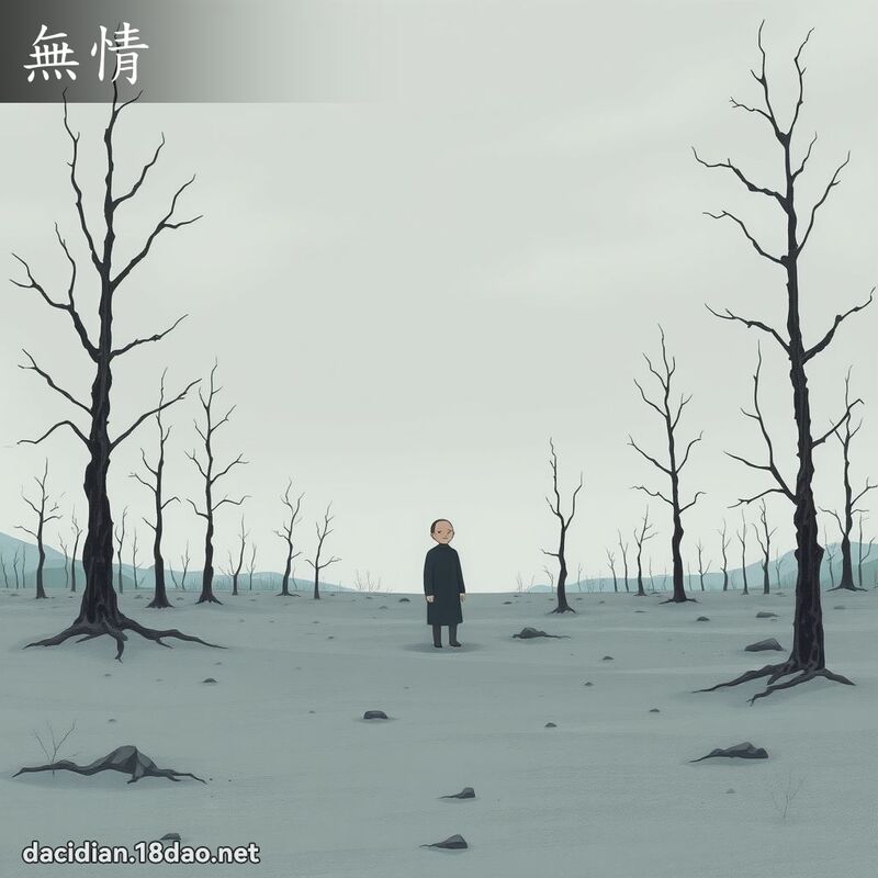 無情 - 國語大辭典配圖