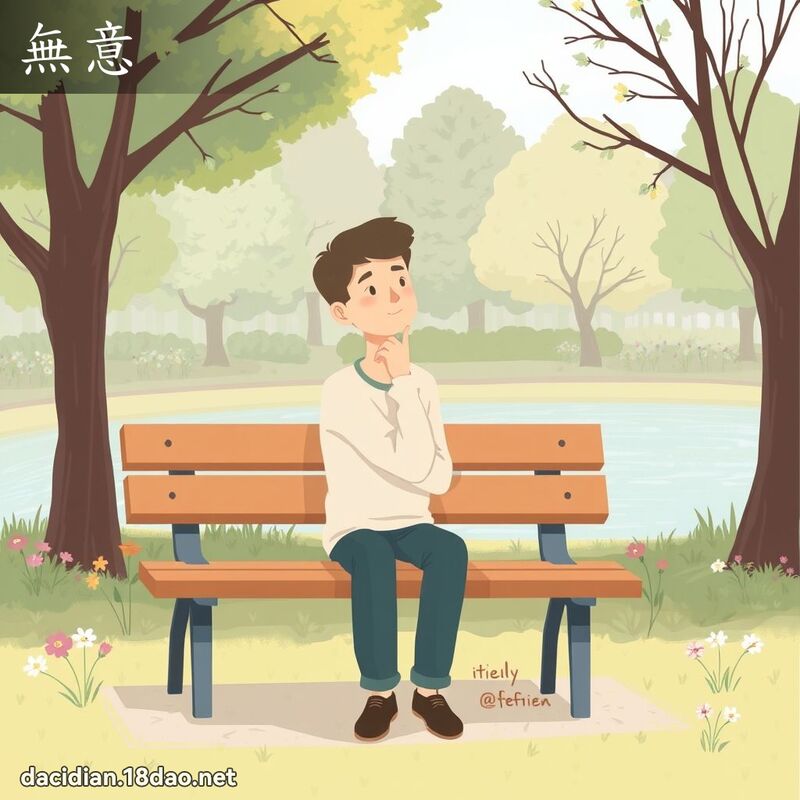 無意 - 國語大辭典配圖