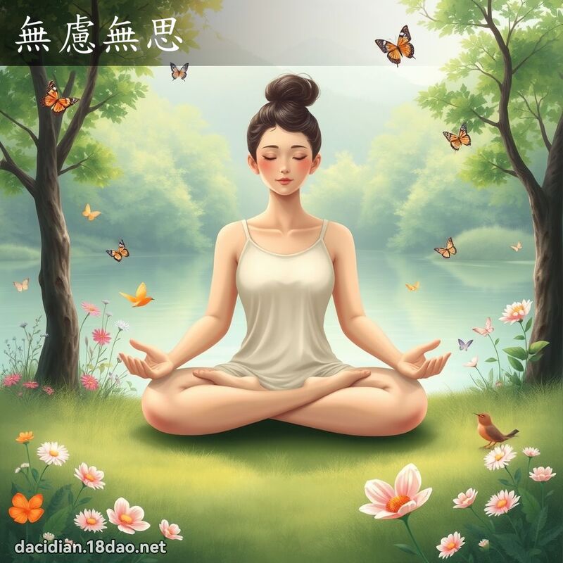 無慮無思 - 國語大辭典配圖