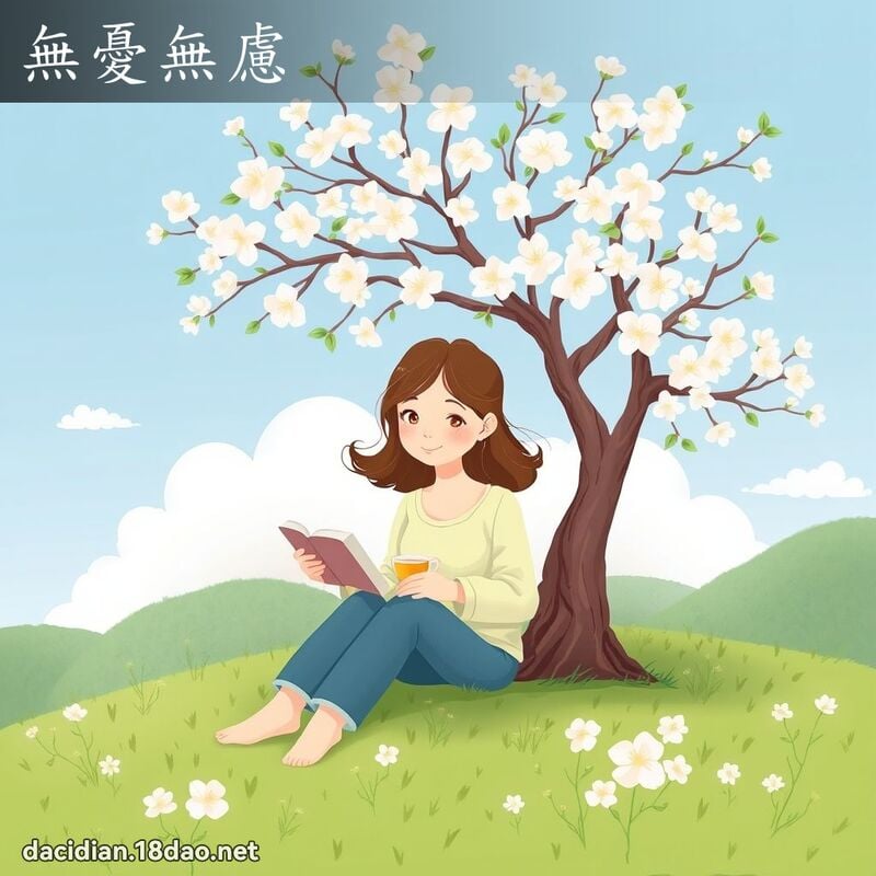 无忧无虑 - 国语大辞典配图