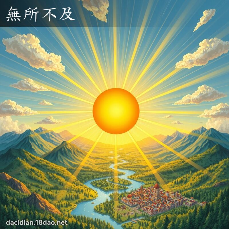 無所不及 - 國語大辭典配圖