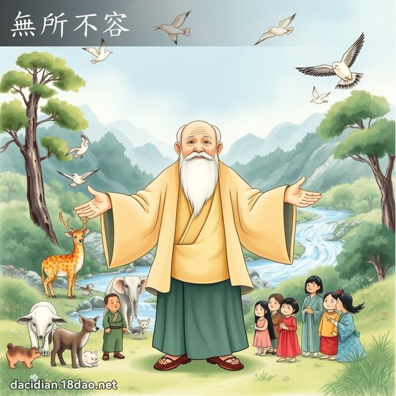 無所不容 - 國語大辭典配圖