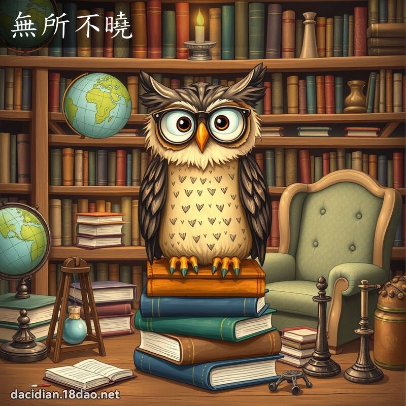 無所不曉 - 國語大辭典配圖