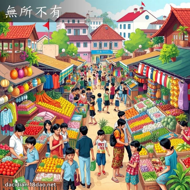 无所不有 - 国语大辞典配图
