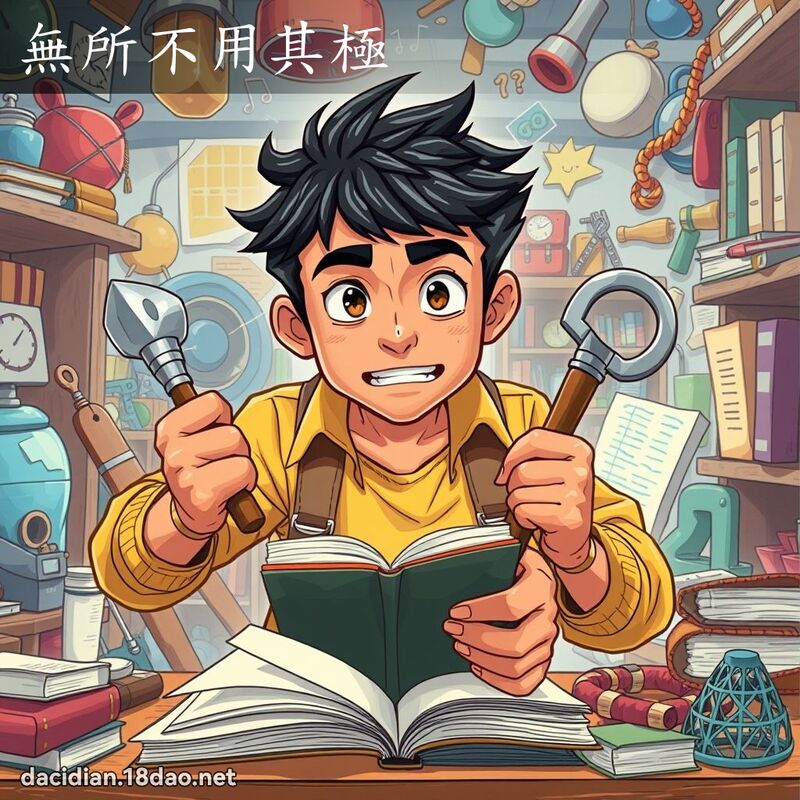 無所不用其極 - 國語大辭典配圖