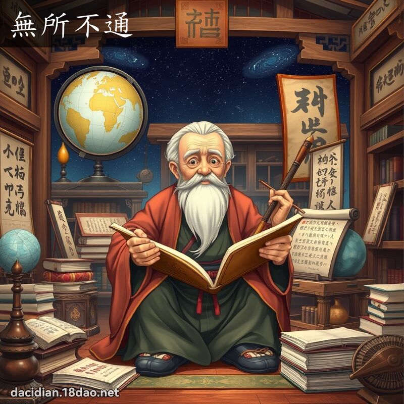 無所不通 - 國語大辭典配圖