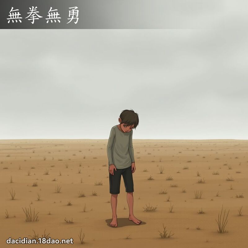無拳無勇 - 國語大辭典配圖