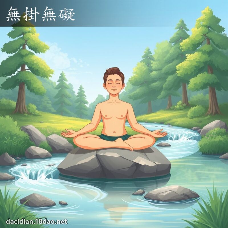 無掛無礙 - 國語大辭典配圖