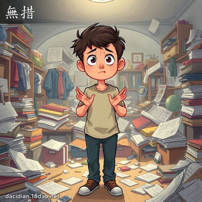 無措 - 國語大辭典配圖