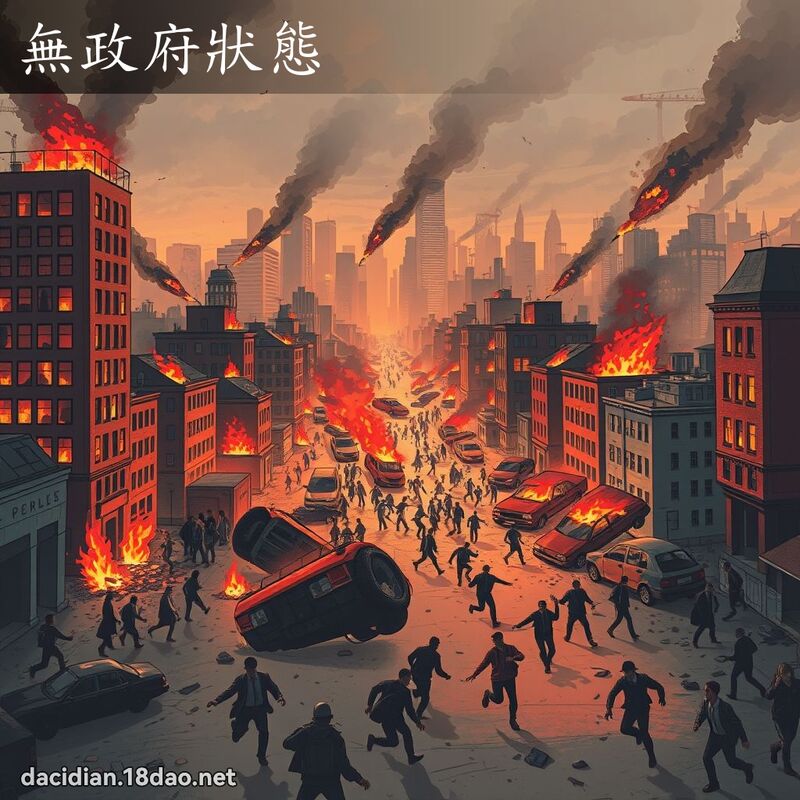 無政府狀態 - 國語大辭典配圖