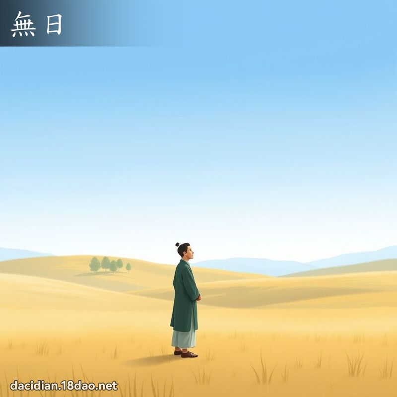 无日 - 国语大辞典配图