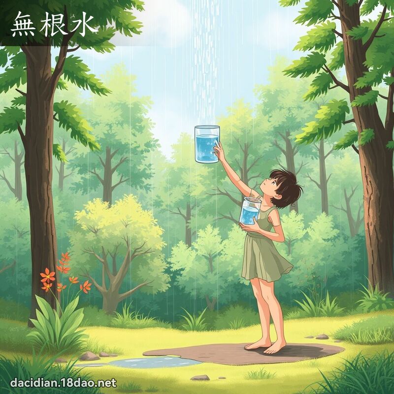 無根水 - 國語大辭典配圖