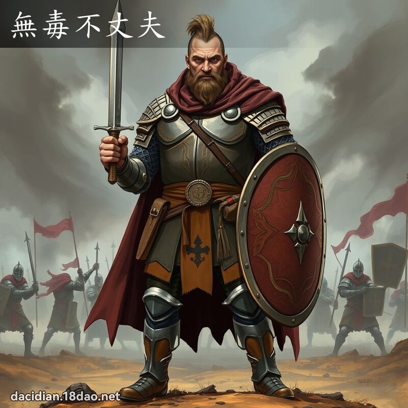 无毒不丈夫 - 国语大辞典配图