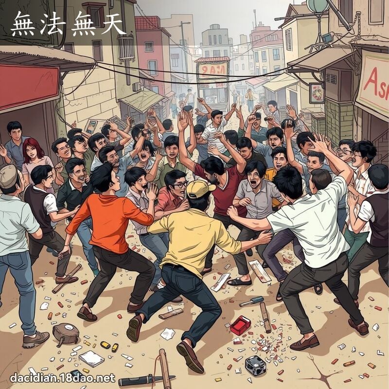 無法無天 - 國語大辭典配圖