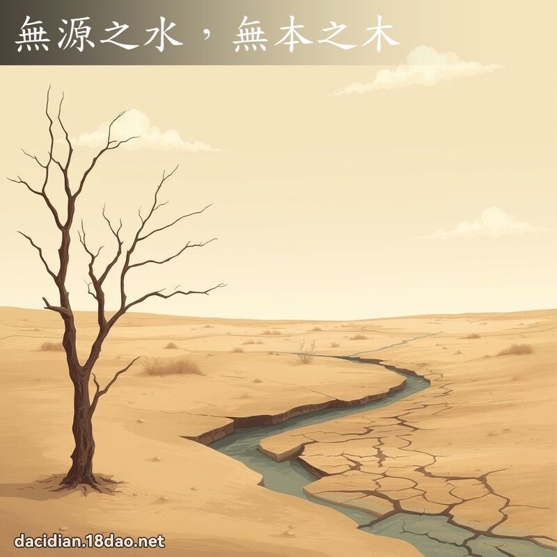 無源之水，無本之木 - 國語大辭典配圖