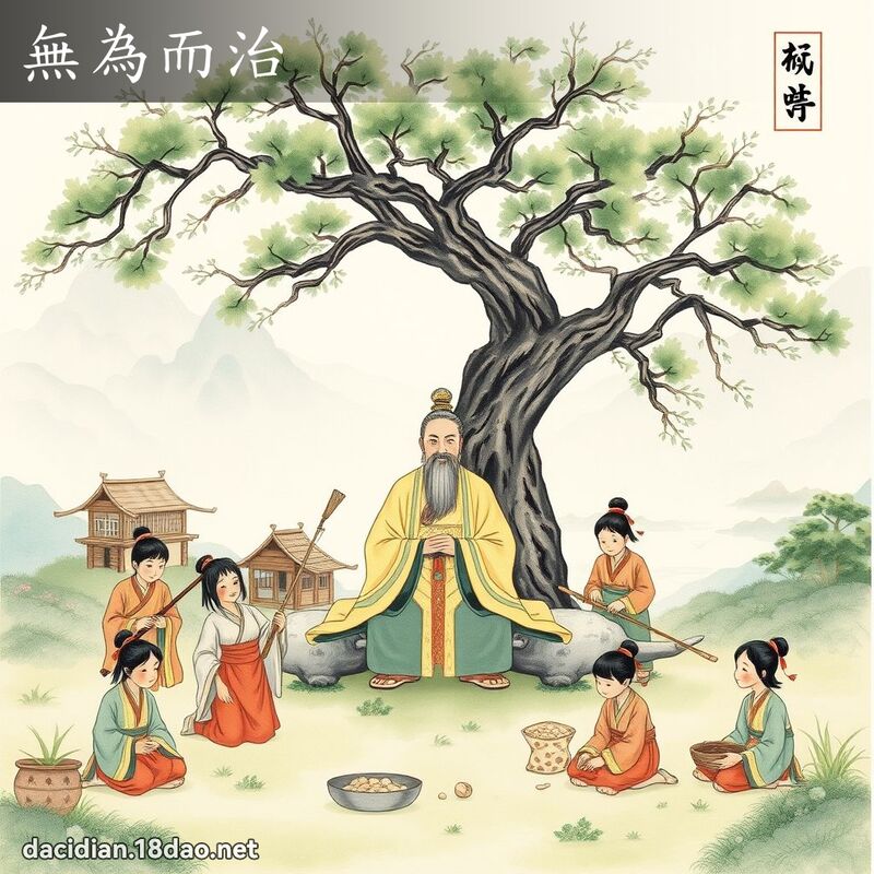 无为而治 - 国语大辞典配图