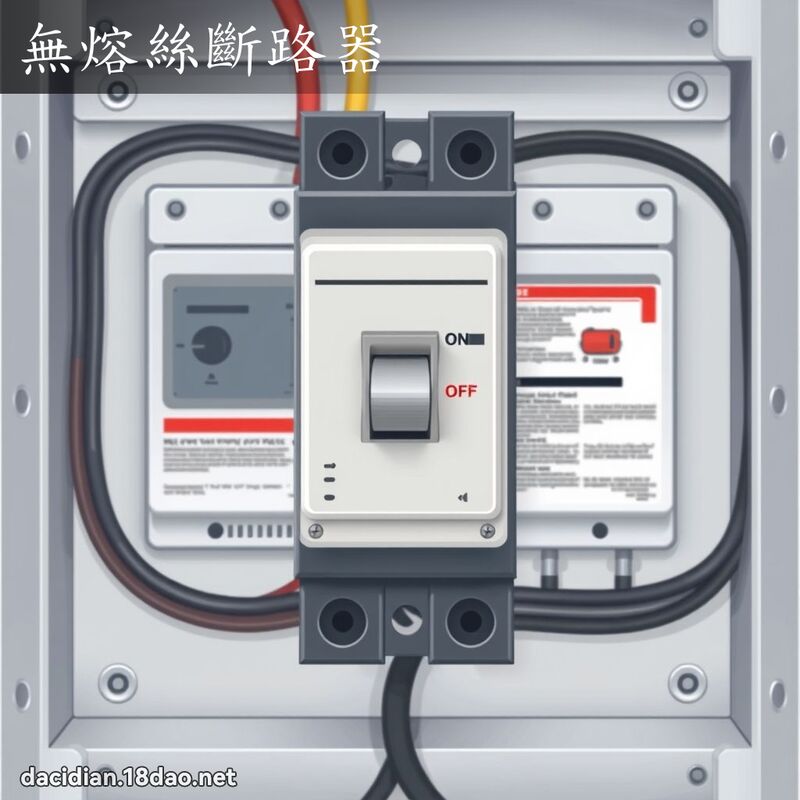 無熔絲斷路器 - 國語大辭典配圖