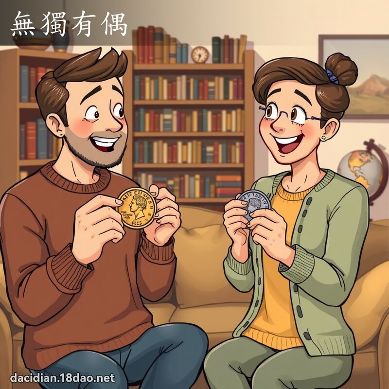 無獨有偶 - 國語大辭典配圖