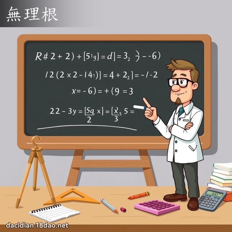 無理根 - 國語大辭典配圖
