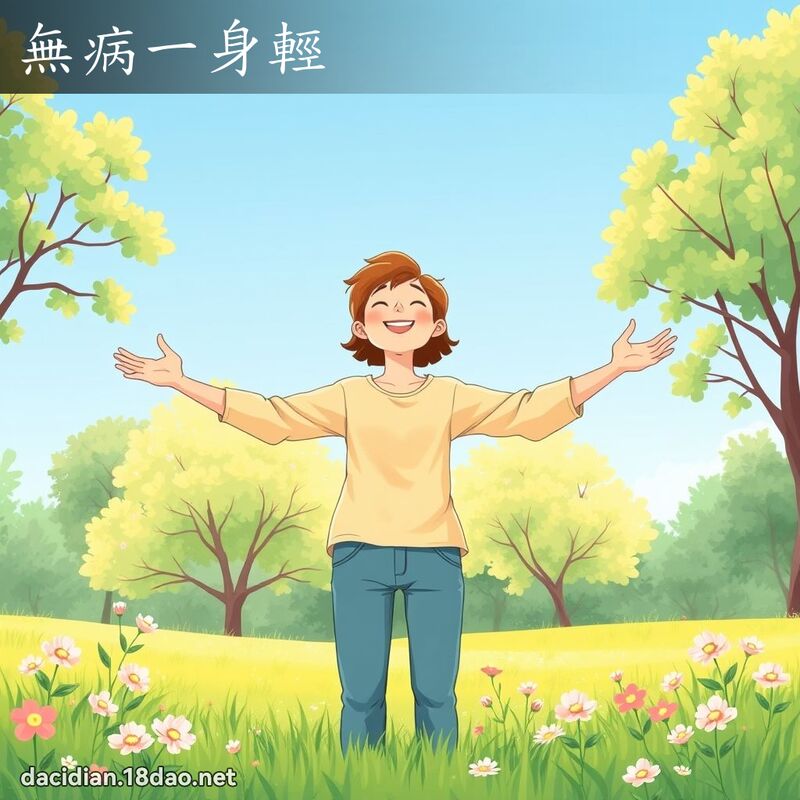 無病一身輕 - 國語大辭典配圖