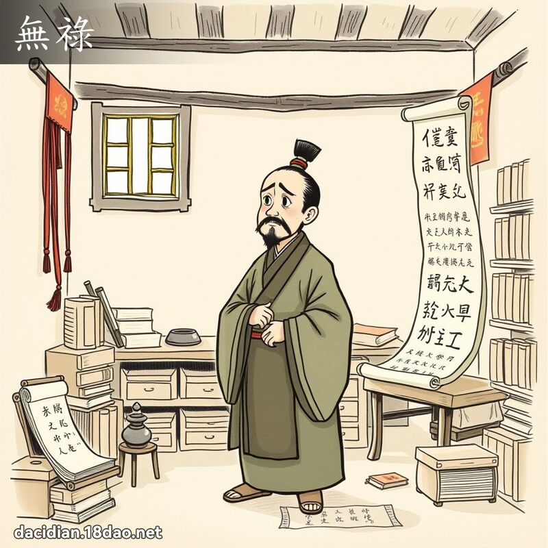 无禄 - 国语大辞典配图
