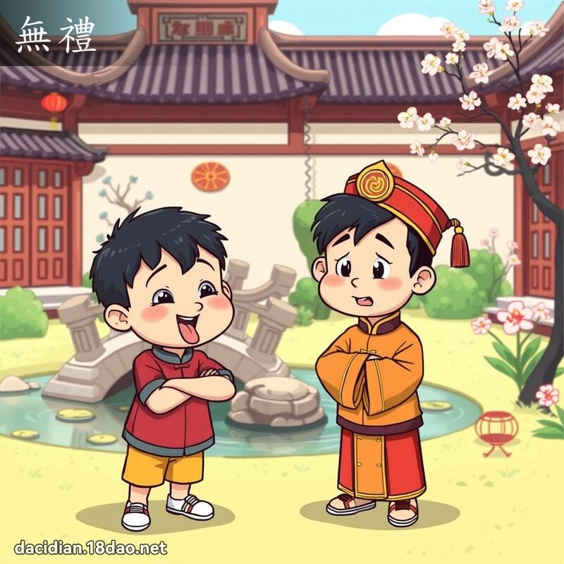 無禮 - 國語大辭典配圖
