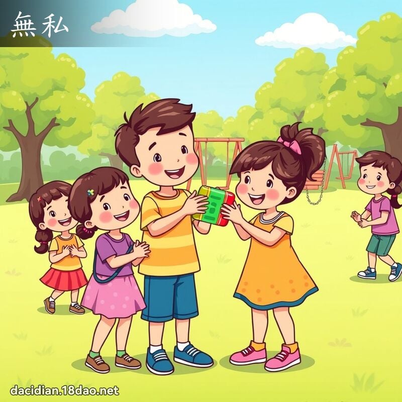 无私 - 国语大辞典配图
