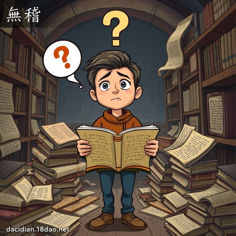 無稽 - 國語大辭典配圖