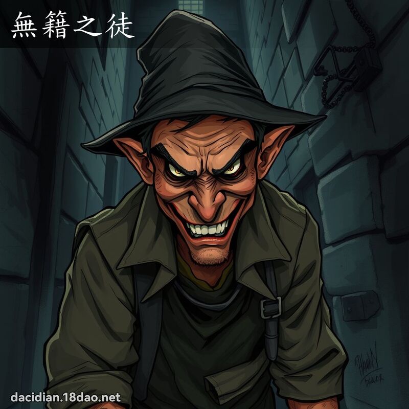 無籍之徒 - 國語大辭典配圖