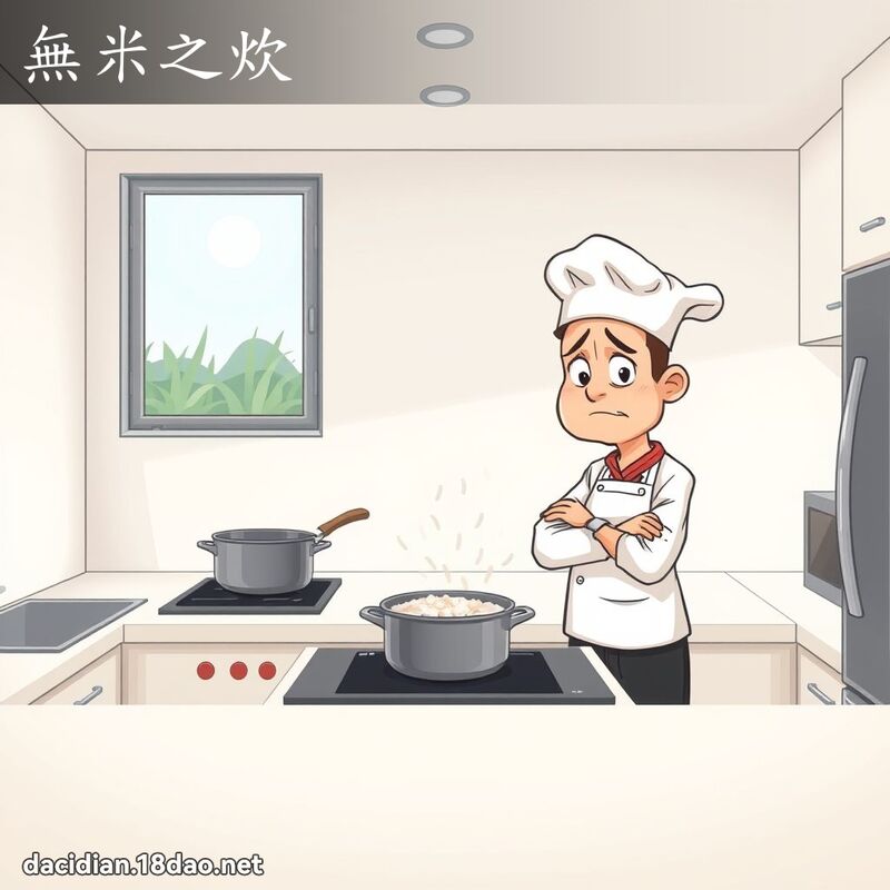 無米之炊 - 國語大辭典配圖