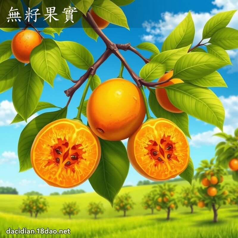 無籽果實 - 國語大辭典配圖