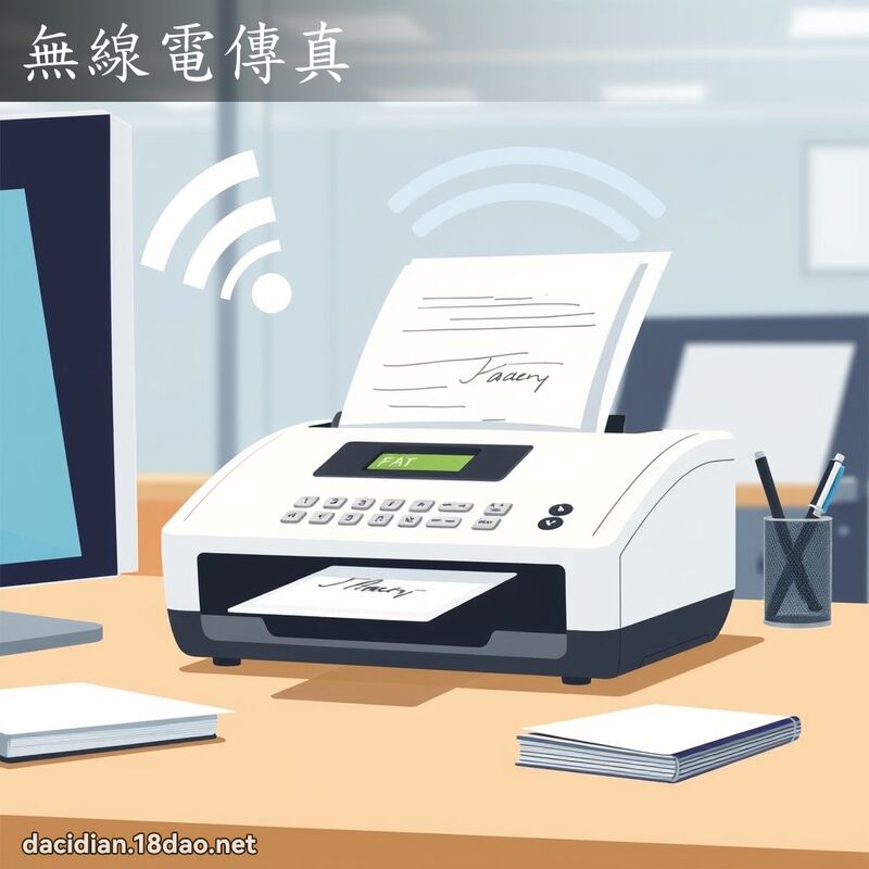 無線電傳真 - 國語大辭典配圖