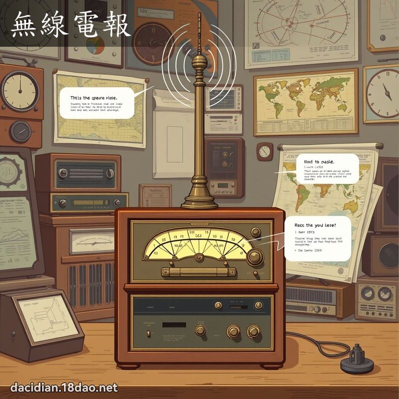 無線電報 - 國語大辭典配圖