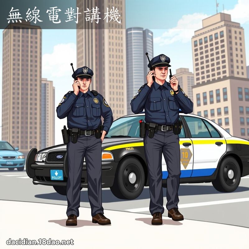 无线电对讲机 - 国语大辞典配图