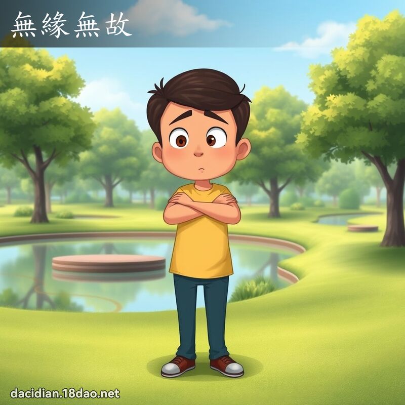無緣無故 - 國語大辭典配圖