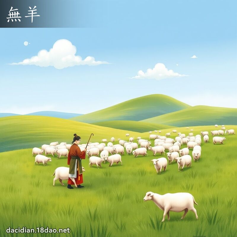 無羊 - 國語大辭典配圖