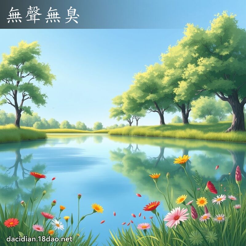 無聲無臭 - 國語大辭典配圖