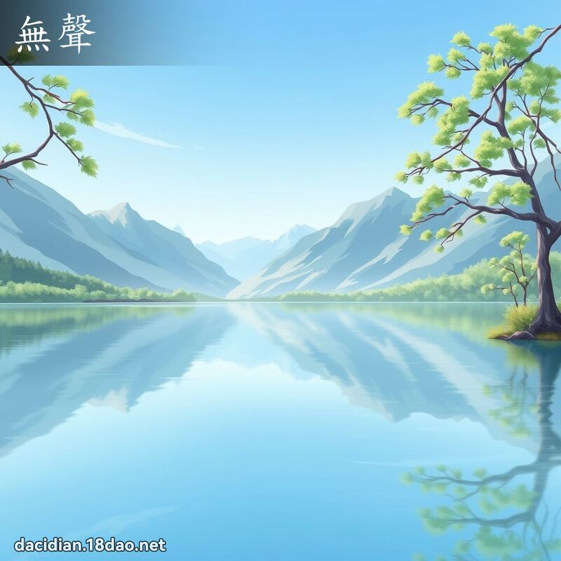 無聲 - 國語大辭典配圖