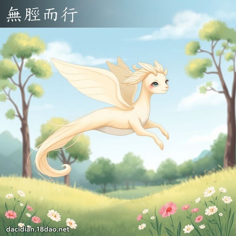 無脛而行 - 國語大辭典配圖